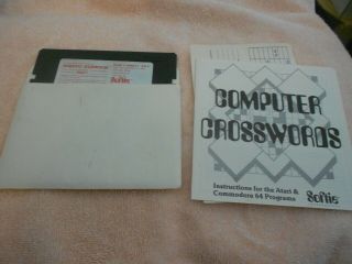 Computer Crosswords Pc Game For Atari 800/xl/xle And Commodore 64