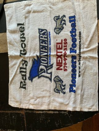 Wilkes - Barre/scranton Pioneers Af2 Arena Football Rally Towel