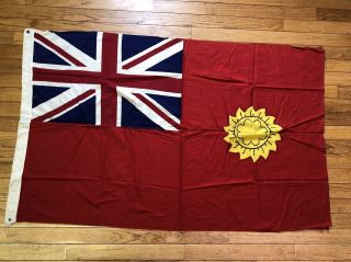 Vintage British - India Unity Flag / Patch & Sewn - Cotton - Large