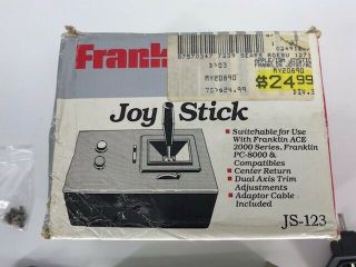 Franklin Joystick Controller for IBM & Apple 2 Computer - PARTS Apple 2 3