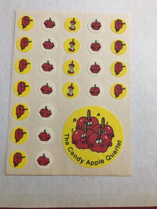 Candy Apple 80’s Scratch N Sniff Stickers
