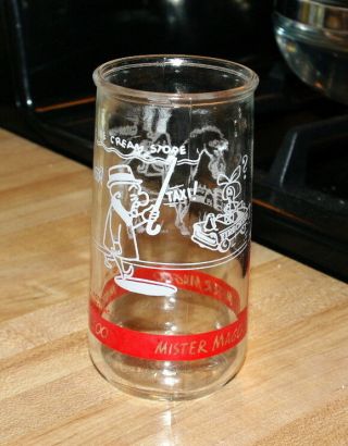 Vintage Mister Magoo Jelly Drinking Glass/ Jar 1962 Mr.  Upa Pictures Inc.