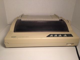 Vintage Tandy Dot Matrix Printer Dmp - 133 Powers Up.