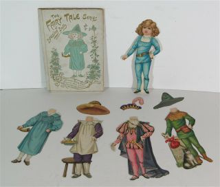 Ca1894 Raphael Tuck Set Of Paper Dolls - Fairy Tale Series - Little Boy Blue