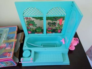 Vintage Barbie Beauty Bath Tub 9223 W/ Box 1975 Mattel W/box