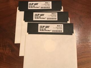 Apple Ii Software - The Print Shop Clip Art Library