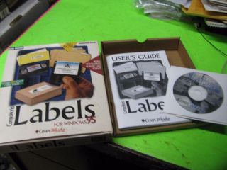 Compuworks Labels For Windows 95 Pc Software Complete - Cd - Rom