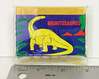 Vintage Sanrio Dinosaurs Dino Brontosaurus Mini Drawing Paper Markers Set 1987
