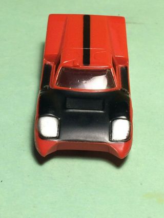 Vintage Aurora Tjet Ford J Body - Red -