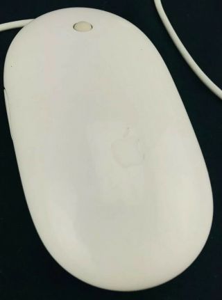 Apple A1152 USB Vintage White Optical “Mighty Mouse” EMC 2058 3