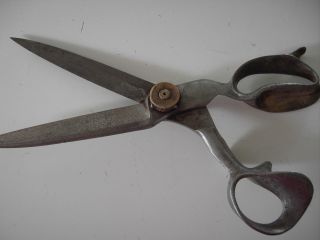 Vintage 13.  5 " Leather Or Tailor Scissors J Wiss And Sons Newark N.  J.