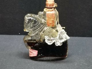 Vintage Imperial Knight 1 Oz Decanter Bottle Knight On Horseback