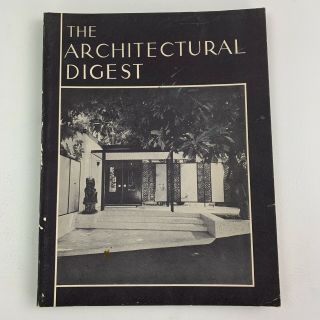 Vtg Mid Century Modern Design The Architectural Digest Fall 1950s Vol Xv 3