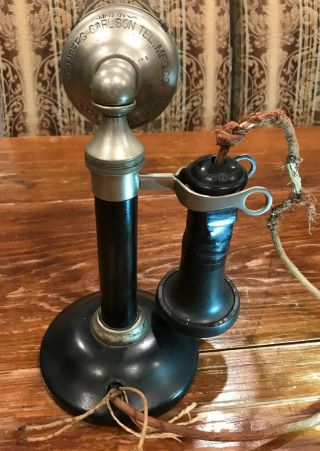 1905 Antique Stromberg Carlson Telephone Receiver 10.  5” Tall