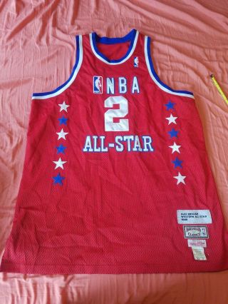 Vintage Mitchell & Ness Alex English Basketball Jersey Size 58 Nba All - Star 1988