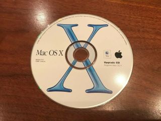Apple Macintosh Mac Os X Installation Cd (10.  1)