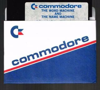 The Word Machine & The Name Machine Disk Only Commodore 64/128 Runs