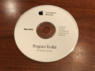 Apple Consultants Network - Program Toolkit (may 2003)
