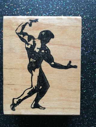 Vintage Rubber Stamp " Ummm Yes Please.  " By Unbranded 2 1/2 X 1 7/8 "