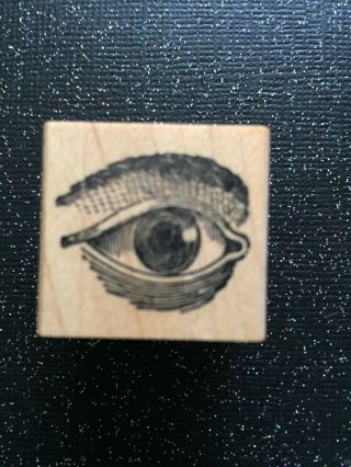 Vintage Rubber Stamp " Eye On You " By Rubber Stamps Of America 1 X 1 "