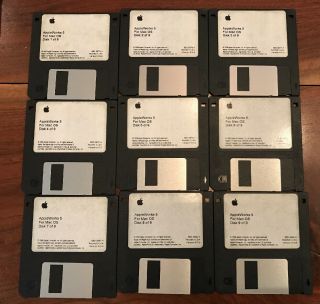 Appleworks 5 For Mac Os (9 Disk Set)