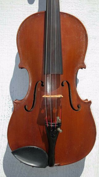 Old Vintage Antique 3/4 Japanese " Stradiuarius " Violin,  Ca.  1930,  1315