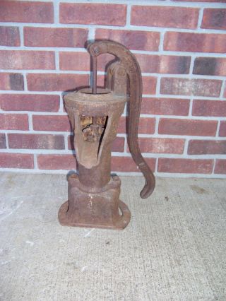 Antique Vintage 18 " Columbiana Cast Iron Pitcher Pump 478 Farm Well Pump