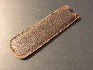 Vintage 1 - 3/8 " X 5 " Sheath From A Ruler Or Possibly A Comb Not Sure