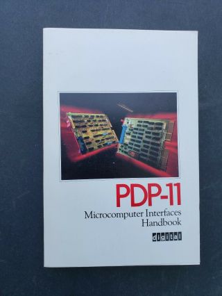 Vintage 1983 Digital Dec Pdp - 11 Microcomputer Interfaces Handbook
