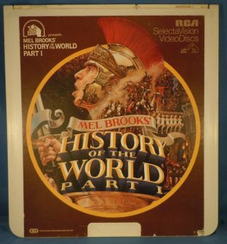 Rca Ced Videodisc - History Of The World,  Part 1 With Mel Brooks