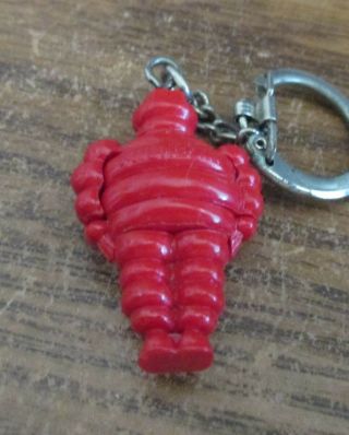 Vintage Plastic Keychain Puzzles Michelin Man Tires From France