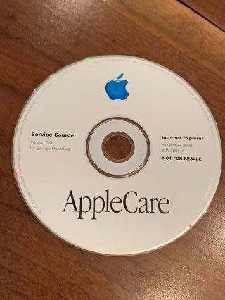 Applecare Service Source 3.  0 Cd (november 2000)