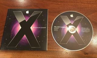 Apple Mac Os X Leopard Install Dvd - Version 10.  5.  6,  Booklet
