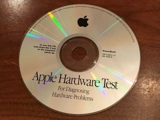Apple Hardware Test Cd - Powerbook (sw Version 1.  0)