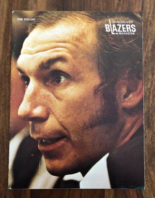 Wha Cleveland Crusaders Vs Vancouver Blazers Program - March 7,  1974