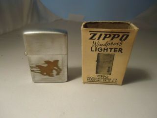 Vintage Zippo Lighter W/ Partial Box 3 Barrel 2032695
