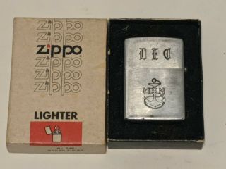 Vintage 1968 Zippo Lighter Us Navy