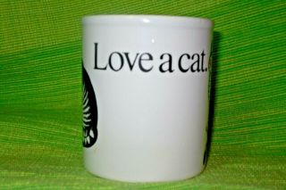Love a Cat vintage Kiln Craft B Kliban coffee mug 2