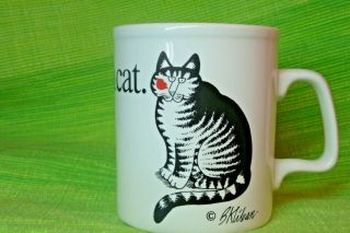 Love a Cat vintage Kiln Craft B Kliban coffee mug 3
