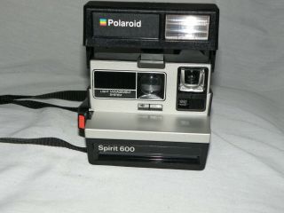Vtg Polaroid Spirit 600 Instant Film Camera With Light Management System