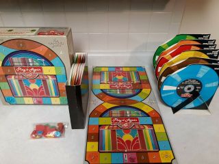Vintage 1985 Play It Again Jukebox Board Game 100 Complete
