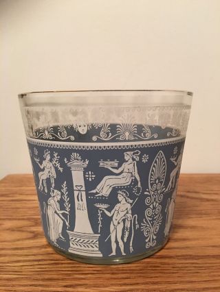 Vintage Mid Century Ice Bucket Corinthian - Blue By Jeannette