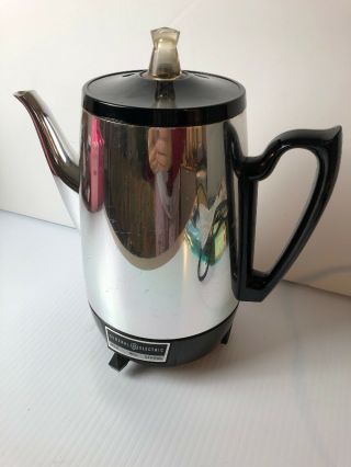 Vintage Ge General Electric Automatic Percolator Coffee Pot,  8 Cup
