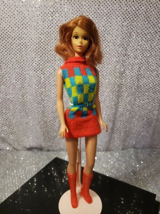 Rare 1970 Walk Lively Jaime Titian Barbie Doll Sears Exclusive Outfit