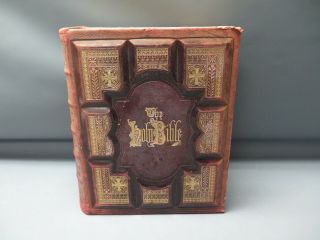 Antique 1887 Holy Bible: Holman 