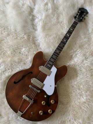 1966 Epiphone Es230td Casino Vintage Electric Guitar Rare Gibson Usa Made W/ Hsc