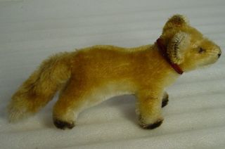 Vintage 50s/60s Steiff Mohair Fox Baby