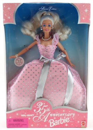 35th Walmart Anniversary Barbie Doll Special Edition Mattel 1997
