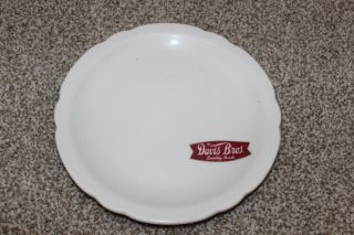 Vintage Davis Bros Cafeteria - Diner Plate - Jackson China - Falls Creek Penn