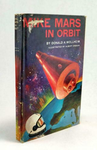 1961 Mike Mars In Orbit Donald Wollheim Albert Orbaan Astronaut Series Book Hcdj